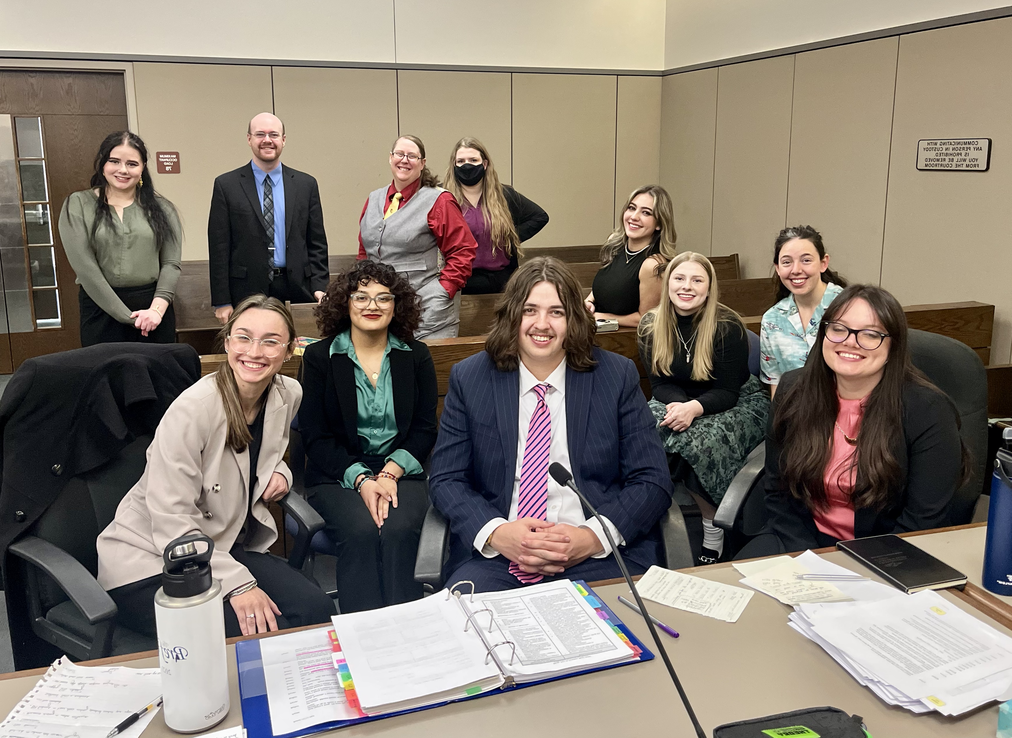 Photo of MSU Denver Mock Trial Team in 2023